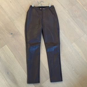 Vegan leather pants from One Mile